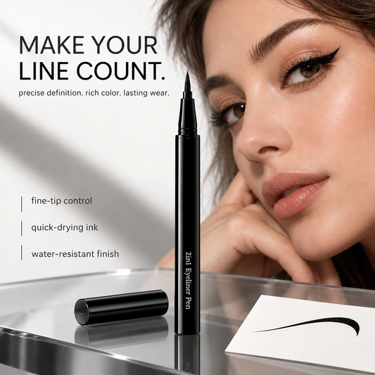 🖊️👁️ Waterproof Eyeliner Pencil – Smudge-Proof, Long-Lasting Definition ✨