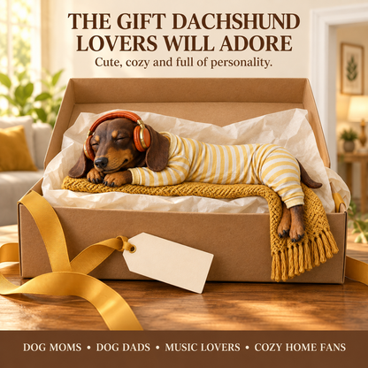 🐕 Sleeping Dachshund Door Topper