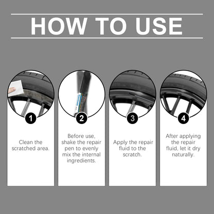 Magic Car Scratch Repair Pen – Fix Rim Scratches in Minutes – Permanent & No-Drip Formula 🛠️