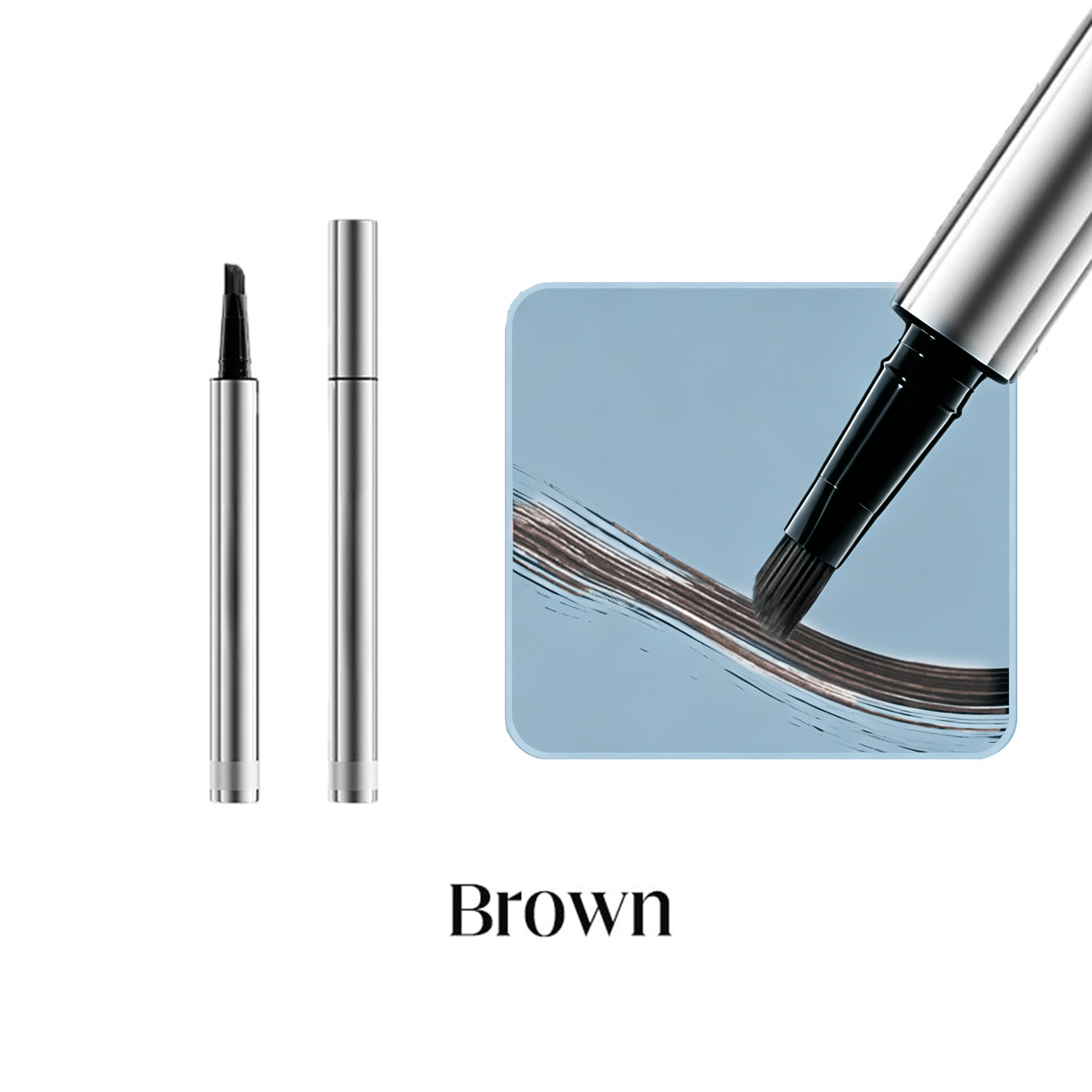 Micro-Fork Tip Eyebrow Pen – Waterproof, Sweat-Resistant & Long-Wearing Brow💧