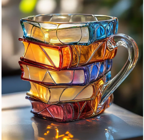 The Painted Book Mug