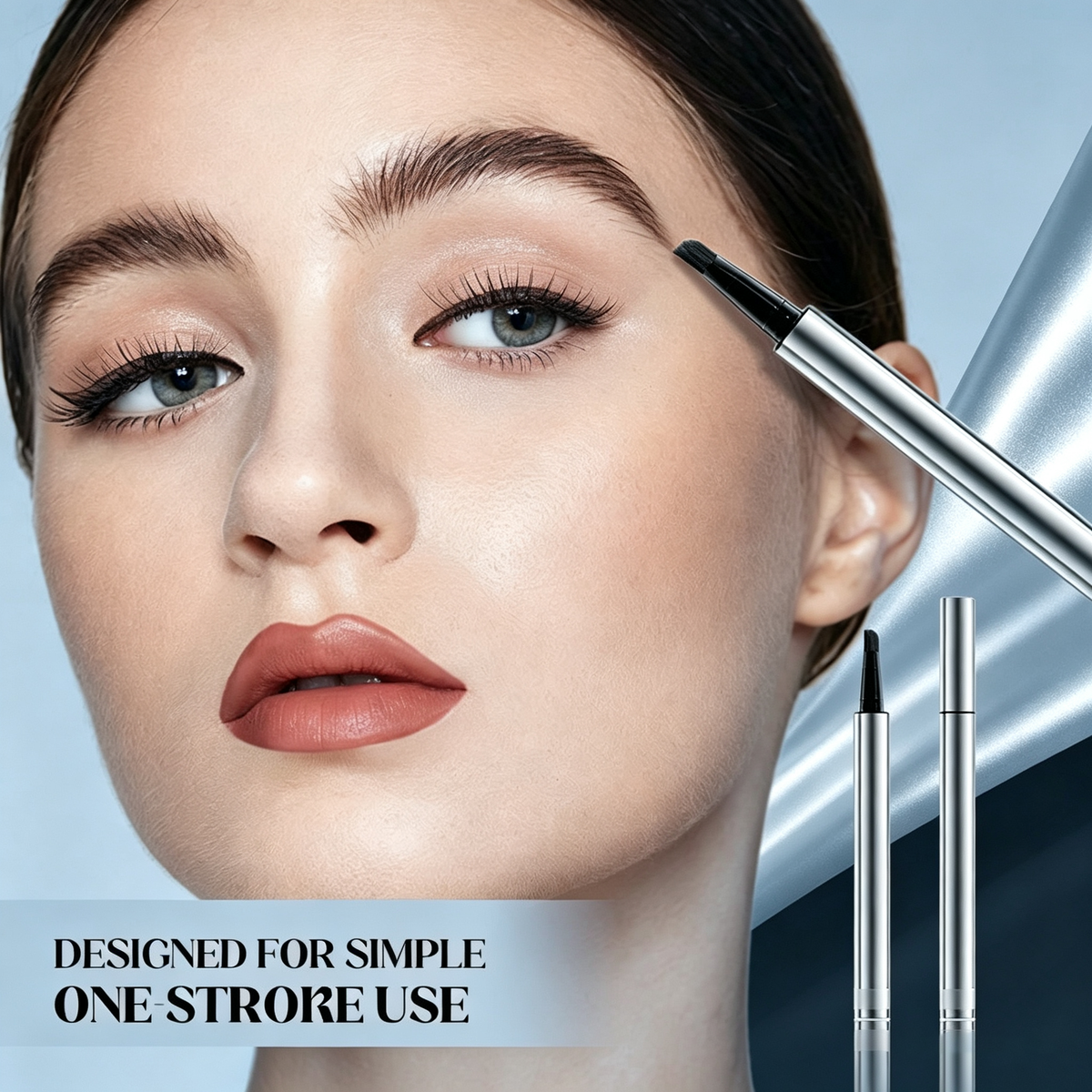 Micro-Fork Tip Eyebrow Pen – Waterproof, Sweat-Resistant & Long-Wearing Brow💧