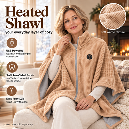 🔥 CozyHeat Wearable Heated Blanket – 3 Heat Levels for Winter Comfort
