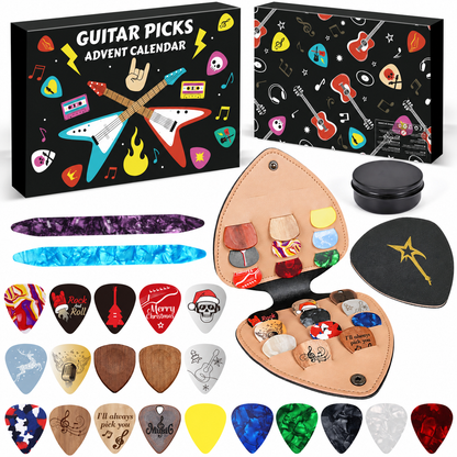 🎄🎸 Christmas Guitar Pick Countdown Blind Box