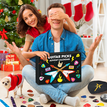 🎄🎸 Christmas Guitar Pick Countdown Blind Box