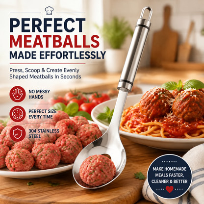 🍝Stainless Steel Meatball Maker Spoon – Make Perfect Meatballs Without Messy Hands