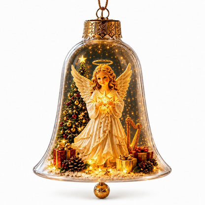 ✨🎄 Glowing Christmas Story Ornament – Light-Up Mini Holiday Scene⭐