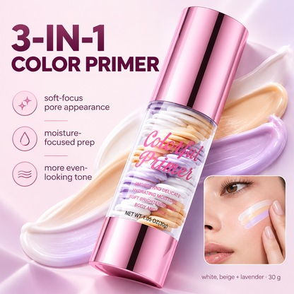 3-in-1 multifunctional face primer, to be applied before makeup