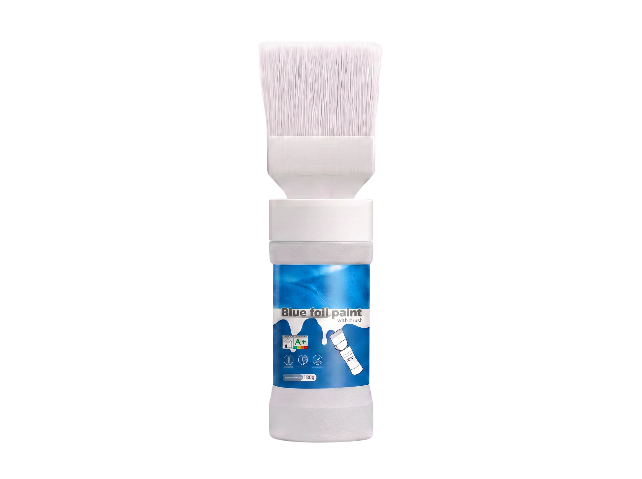 ✨New Arrival✨🖌️🏠Water-Based Metallic Silver Paint with Built-in Brush💥👍