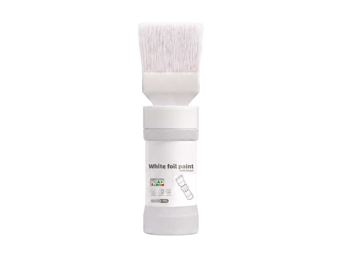 ✨New Arrival✨🖌️🏠Water-Based Metallic Silver Paint with Built-in Brush💥👍