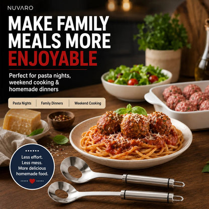 🍝Stainless Steel Meatball Maker Spoon – Make Perfect Meatballs Without Messy Hands
