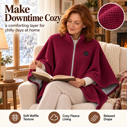 🔥 CozyHeat Wearable Heated Blanket – 3 Heat Levels for Winter Comfort