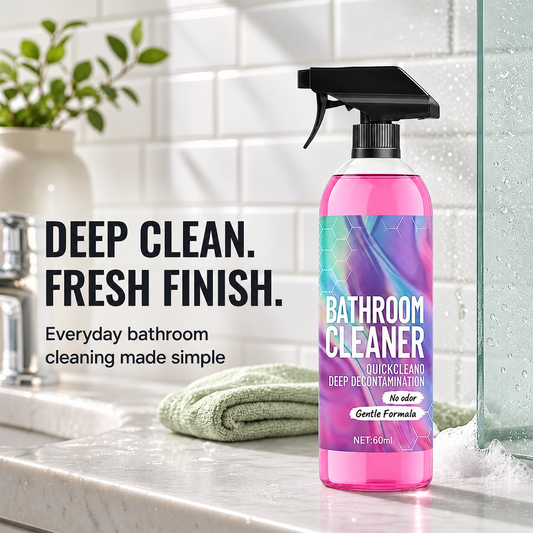 Bathroom Cleaner: Sparkle in Seconds, No Harsh Fumes