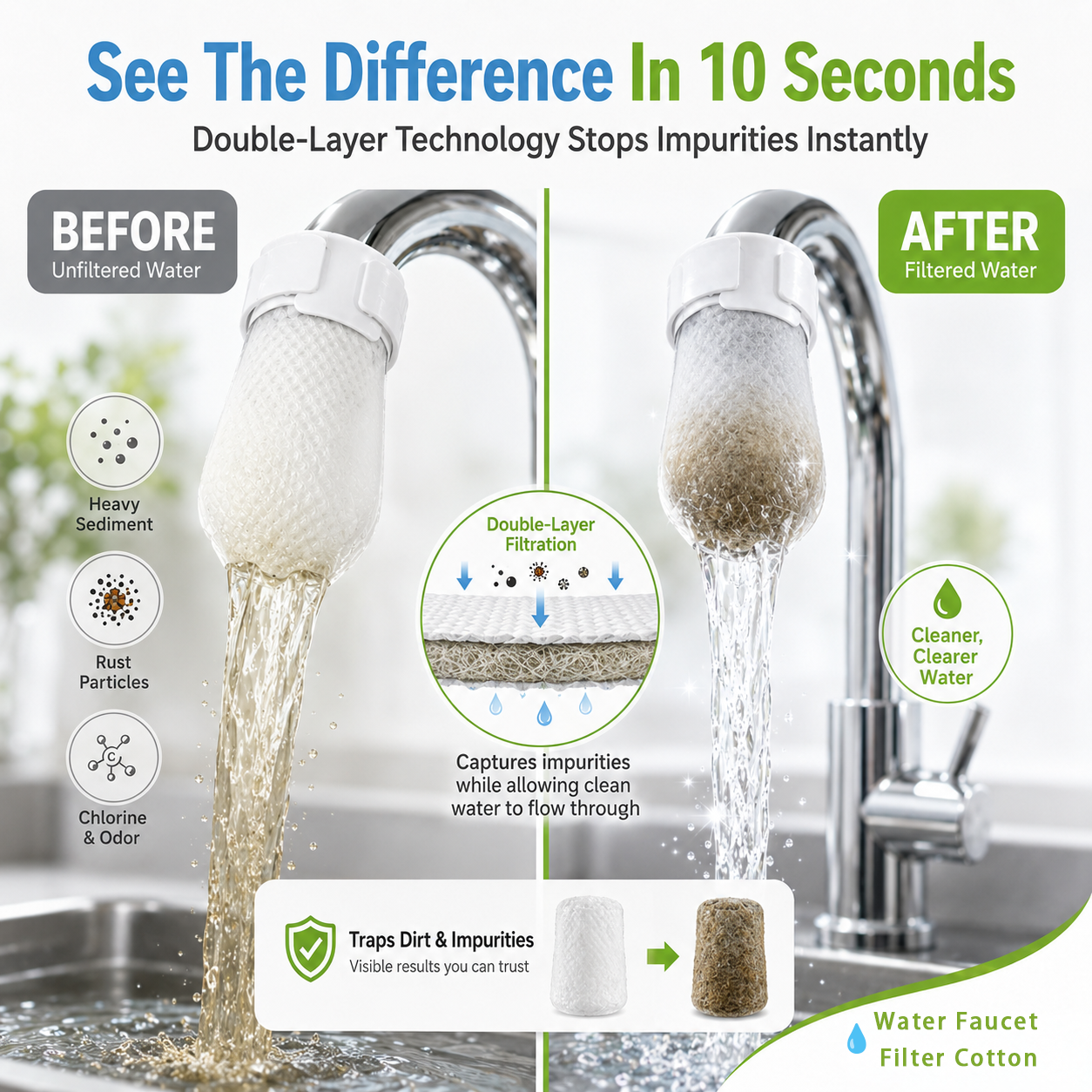 💧 Water Faucet Filter Bag