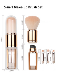 🔥Rose Gold(5-in-1 Make-up Brush Set)