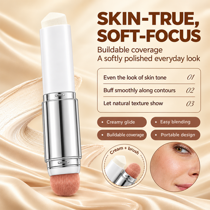 🎉 Color-Changing Foundation Stick with Collagen Capsules