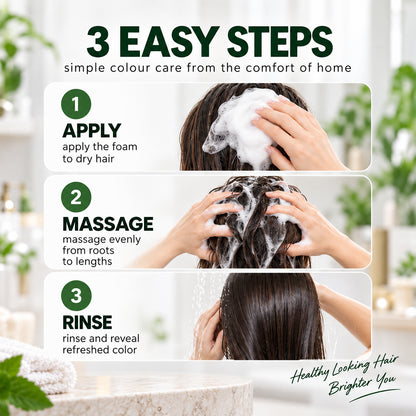🌿💇‍♀️ Long-Lasting Plant-Based Foam Hair Dye – gentle on sensitive scalps✅