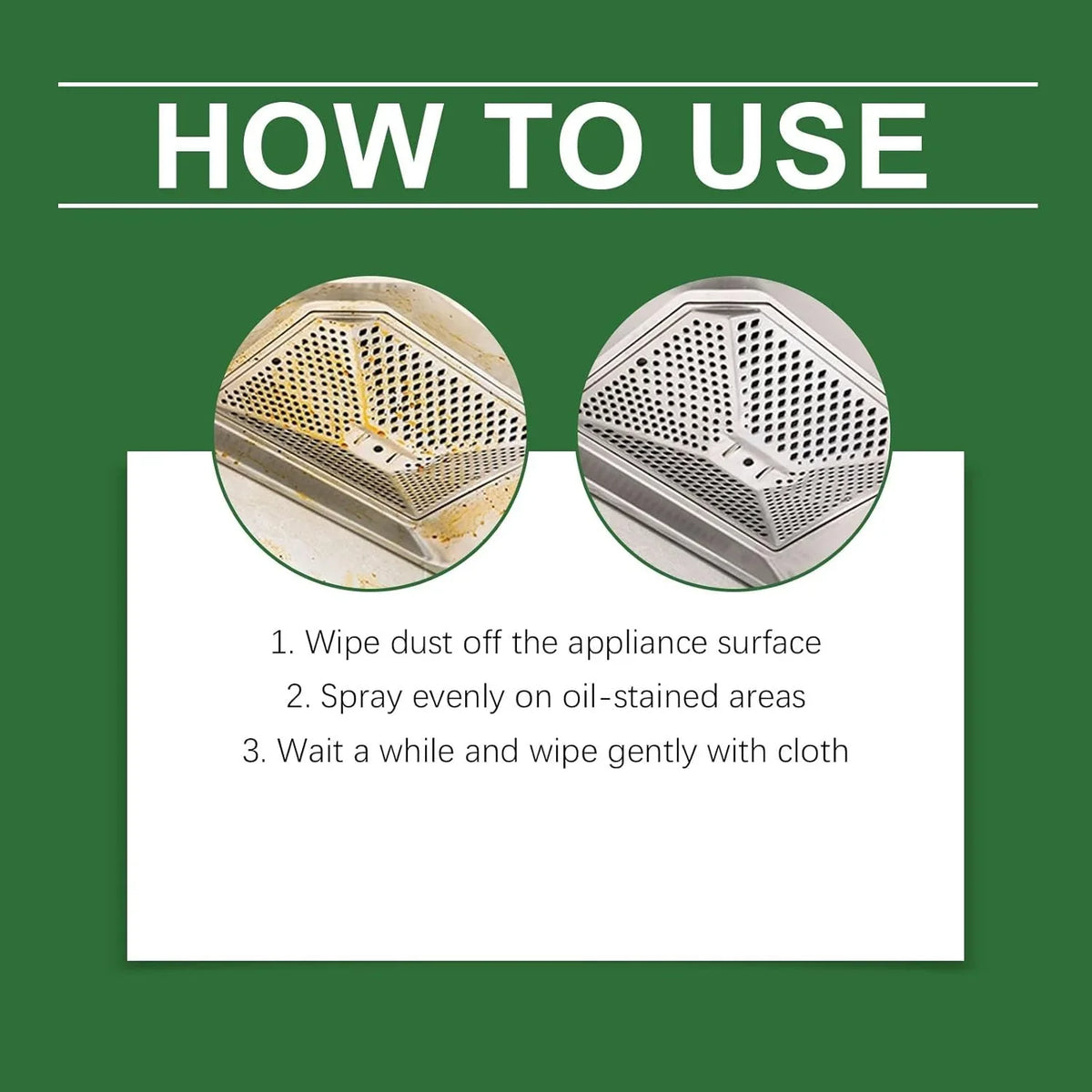 Multifunctional Kitchen Appliance Cleaner,Multi-Purpose Heavy Duty Degreaser