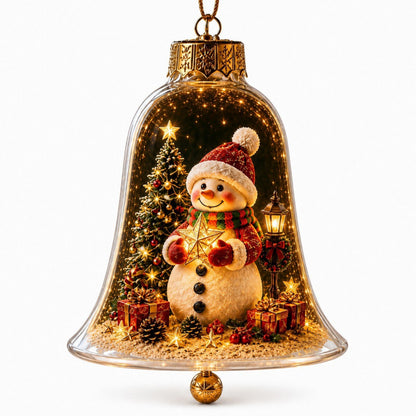 ✨🎄 Glowing Christmas Story Ornament – Light-Up Mini Holiday Scene⭐