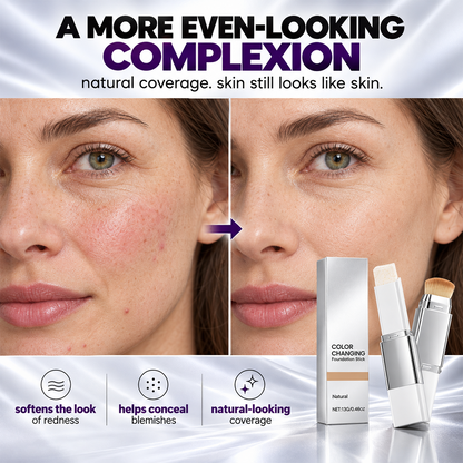 2-in-1 Color Changing Foundation Stick