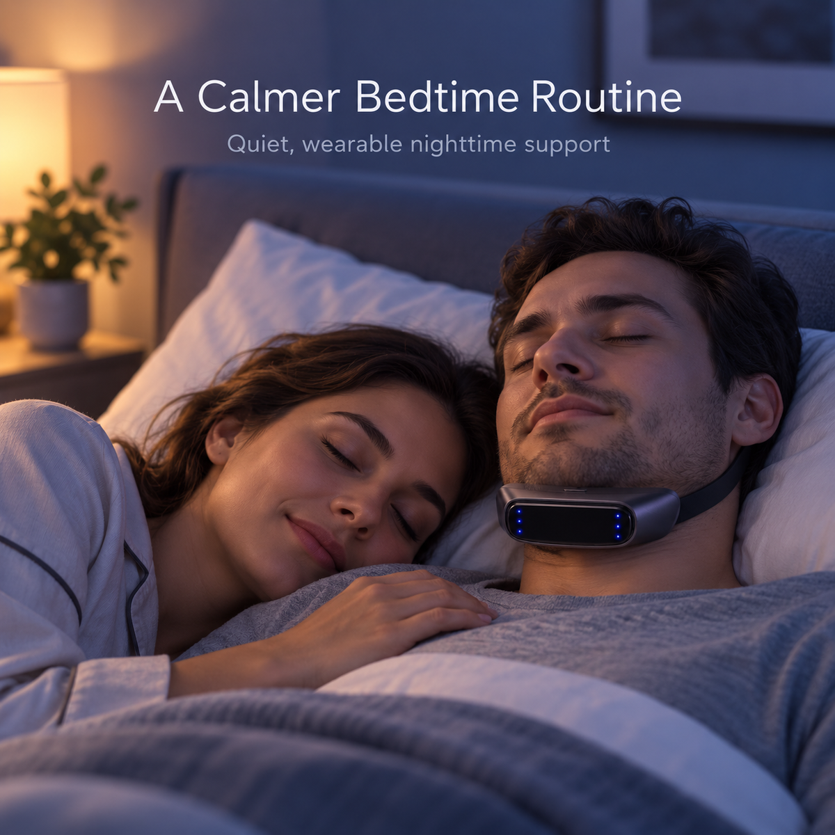 🌃🌙 Smart Anti-Snoring Device – Gentle Sleep Aid for Quieter, More Peaceful Nights