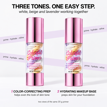 3-in-1 multifunctional face primer, to be applied before makeup
