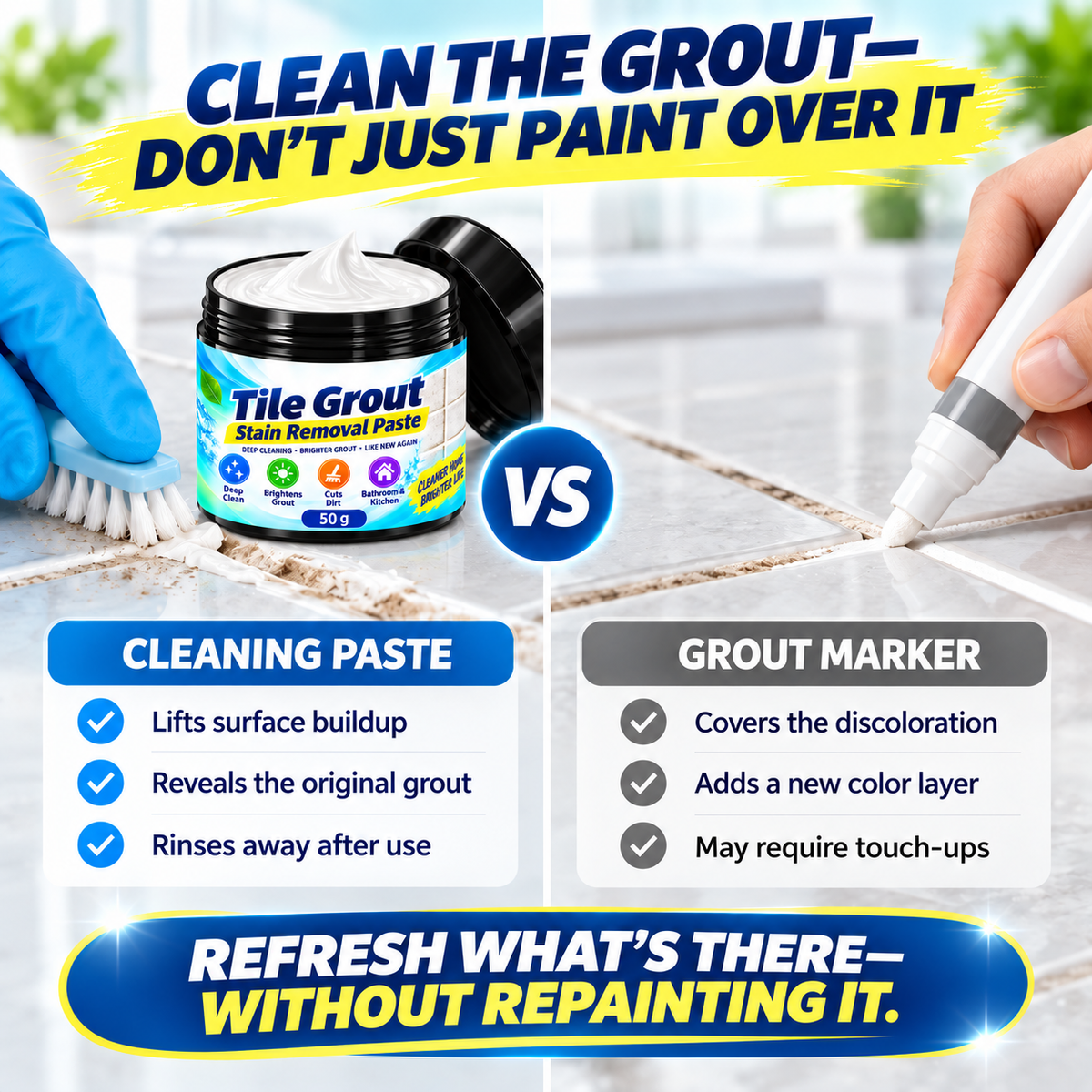 ✨Hot Sales🔥Tile Grout Cleaner🔥