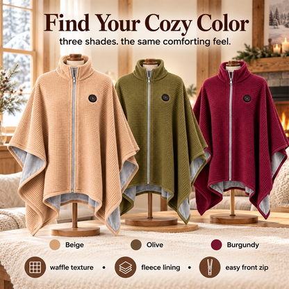 🔥 CozyHeat Wearable Heated Blanket – 3 Heat Levels for Winter Comfort
