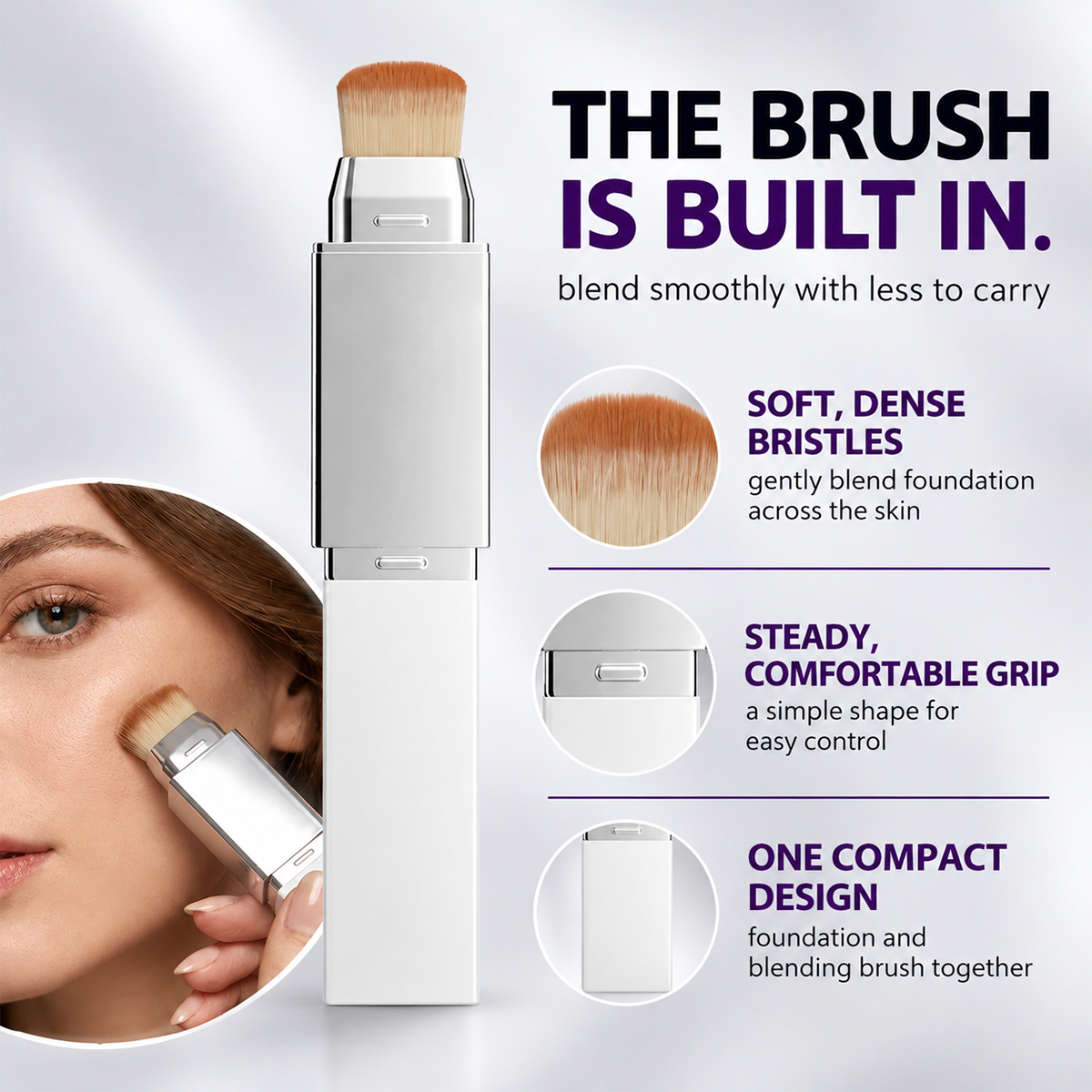 2-in-1 Color Changing Foundation Stick
