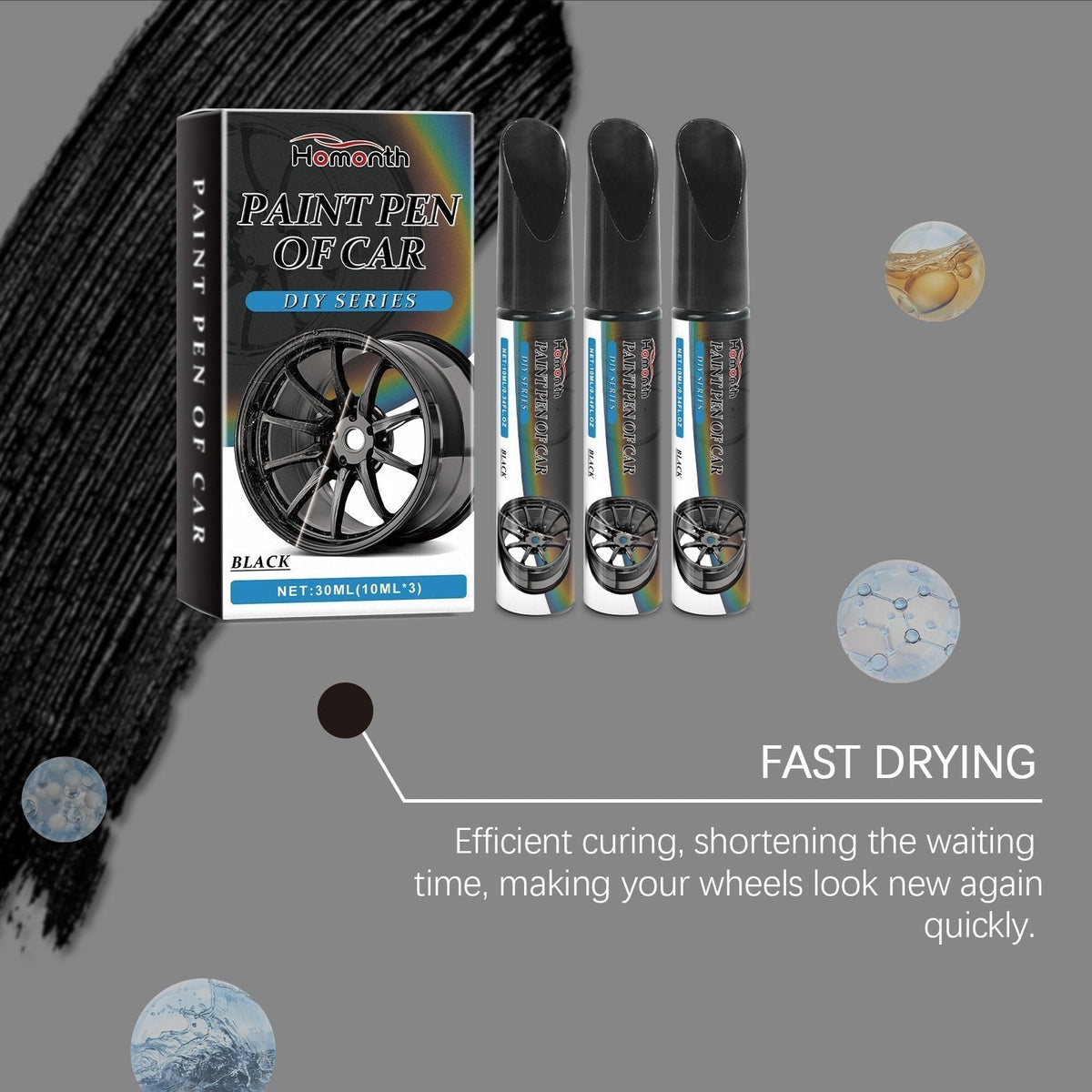 Magic Car Scratch Repair Pen – Fix Rim Scratches in Minutes – Permanent & No-Drip Formula 🛠️
