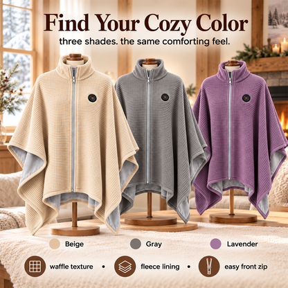 🔥 CozyHeat Wearable Heated Blanket – 3 Heat Levels for Winter Comfort