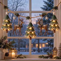 Dreamy forest christmas banner