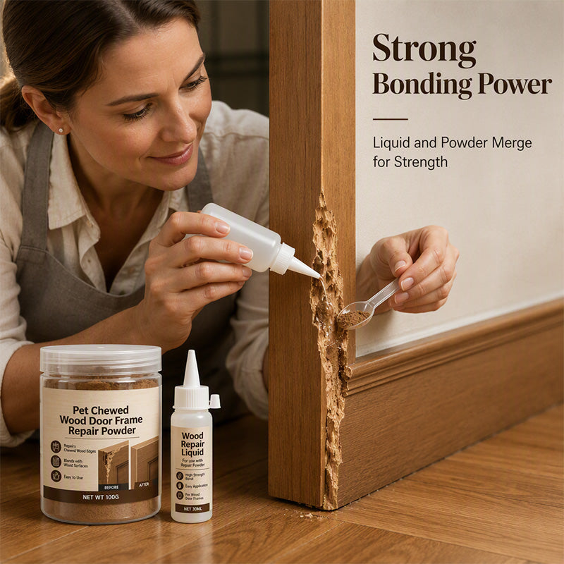 🔥Pet Chewed Wood Door Frame Repair Kit