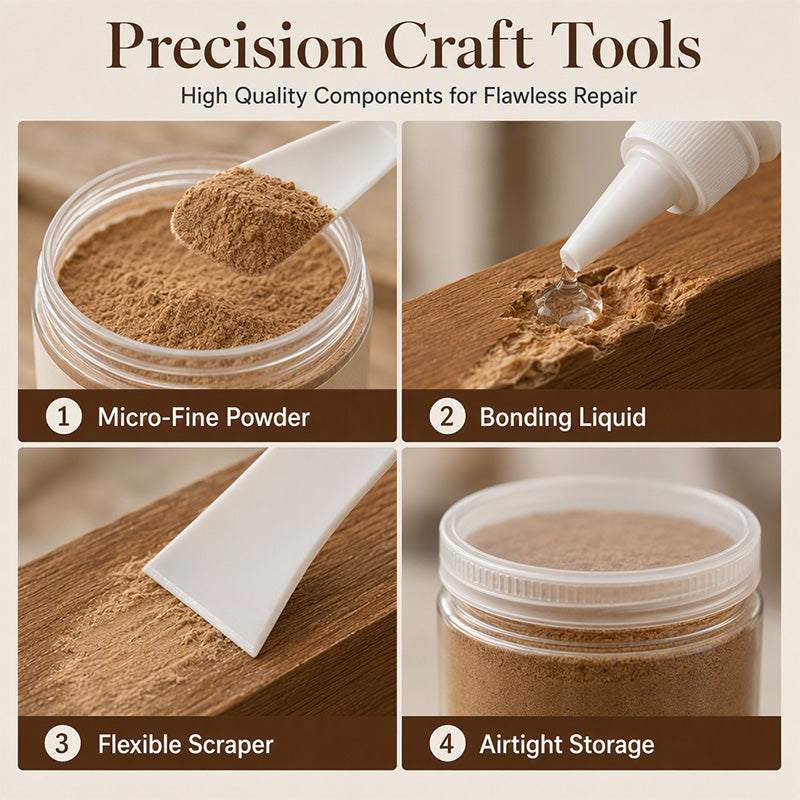 🔥Pet Chewed Wood Door Frame Repair Kit