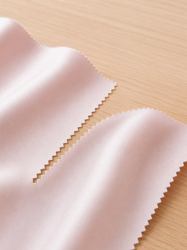 Silk & Ribbon with a decorative cut edge
