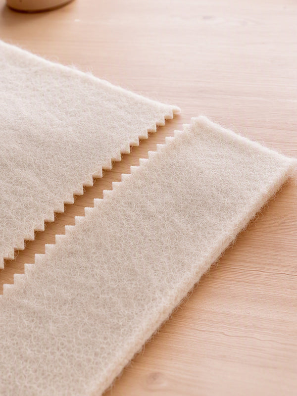 Felt with a decorative cut edge