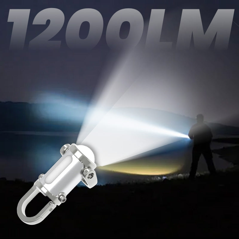 🔥🎁 Portable Rechargeable Keychain Flashlight Super Bright | USB Rechargeable | Easy To Carry