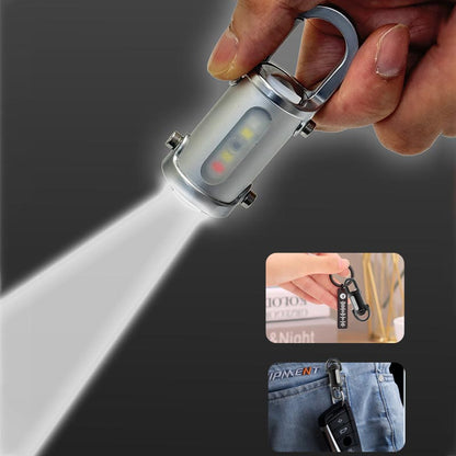 🔥🎁 Portable Rechargeable Keychain Flashlight Super Bright | USB Rechargeable | Easy To Carry