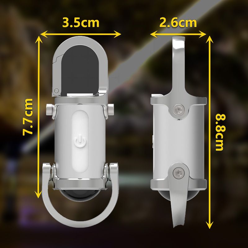 🔥🎁 Portable Rechargeable Keychain Flashlight Super Bright | USB Rechargeable | Easy To Carry