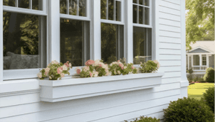 Window frame and sill