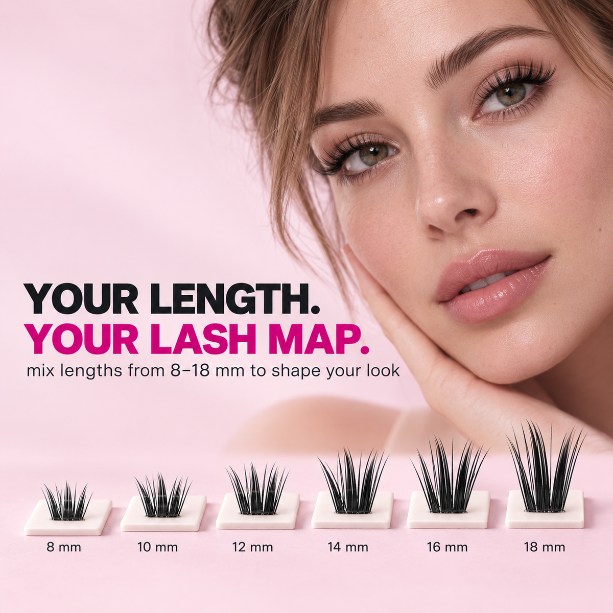 Bunny + Crown DIY Lash Cluster Kit