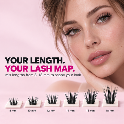 Bunny + Crown DIY Lash Cluster Kit