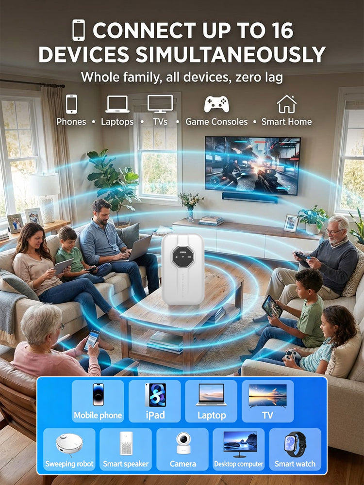 🔥Portable WiFi Hotspot – Stay Connected on the Go