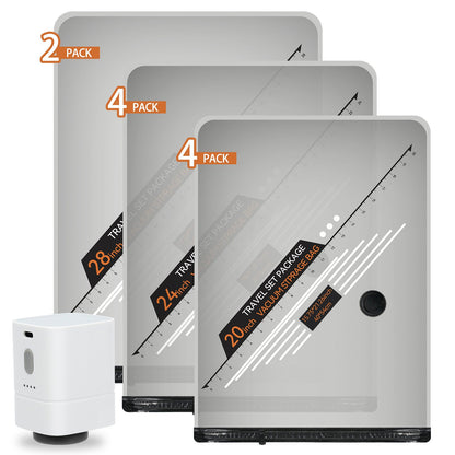 Rechargeable Wireless Vacuum Pump & 10 pack Storage Bag Set