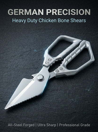 ✂️🦴 Multifunctional Kitchen Shears – Heavy-Duty Scissors for Meat, Herbs & More