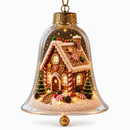 ✨🎄 Glowing Christmas Story Ornament – Light-Up Mini Holiday Scene⭐