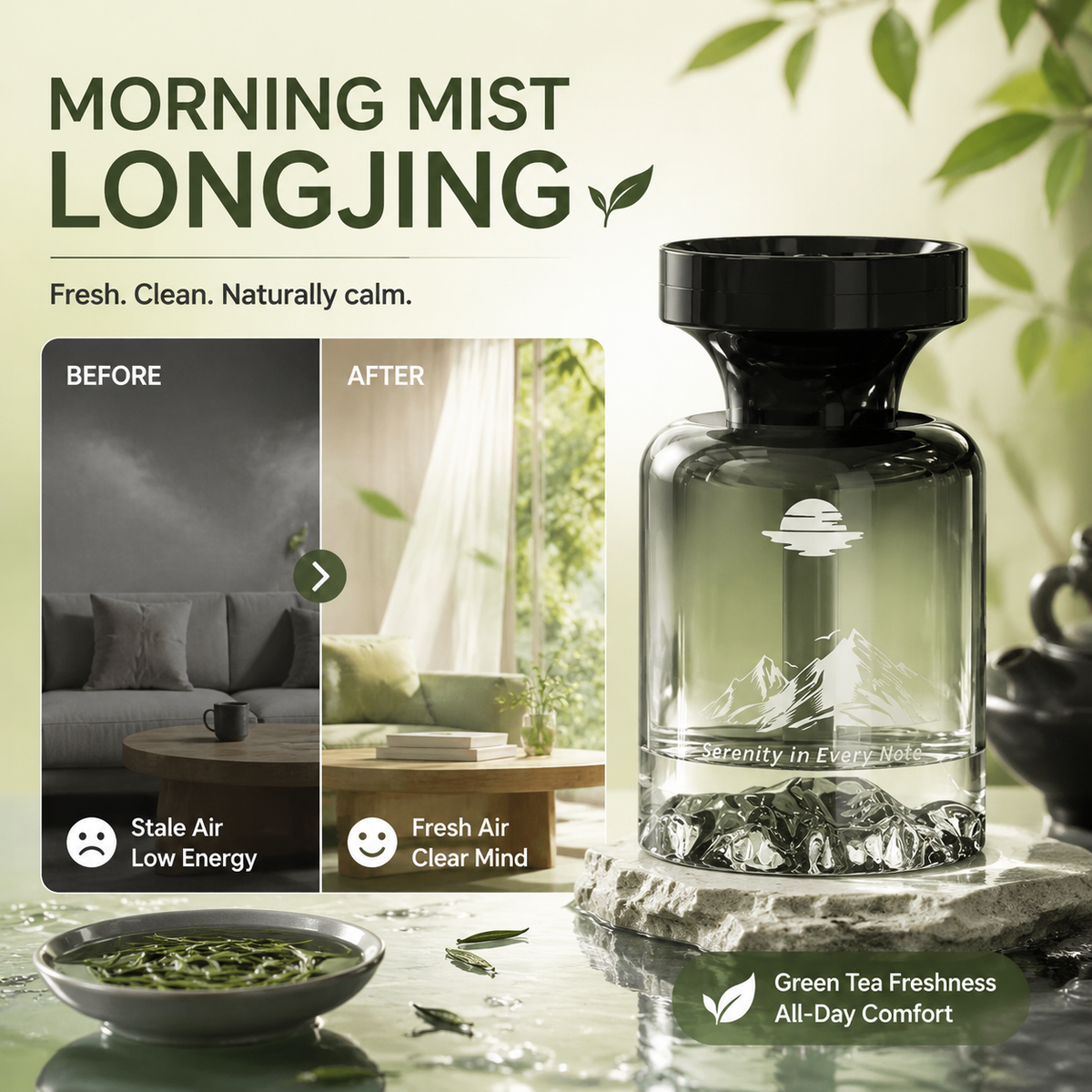 🥳2026 HOT SALE🚗🌿 Long-Lasting Car Air Freshener – Natural plant extracts, eliminates smoke 💨✨