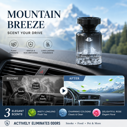 🥳2026 HOT SALE🚗🌿 Long-Lasting Car Air Freshener – Natural plant extracts, eliminates smoke 💨✨