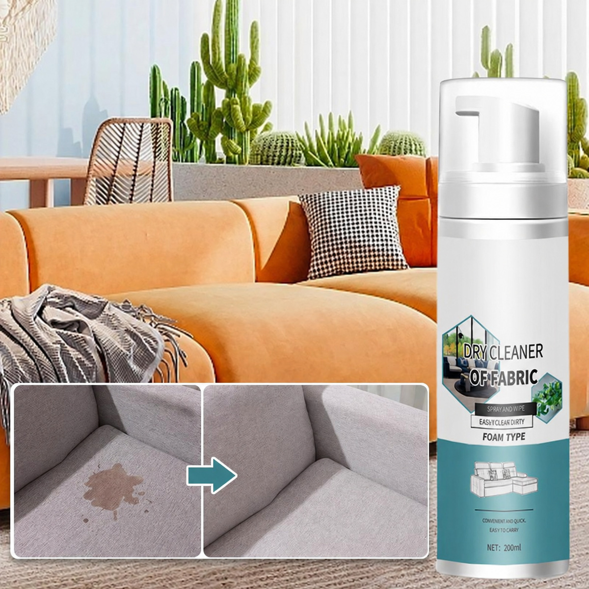 🔥💝Powerful Foam Cleaner for Fabric