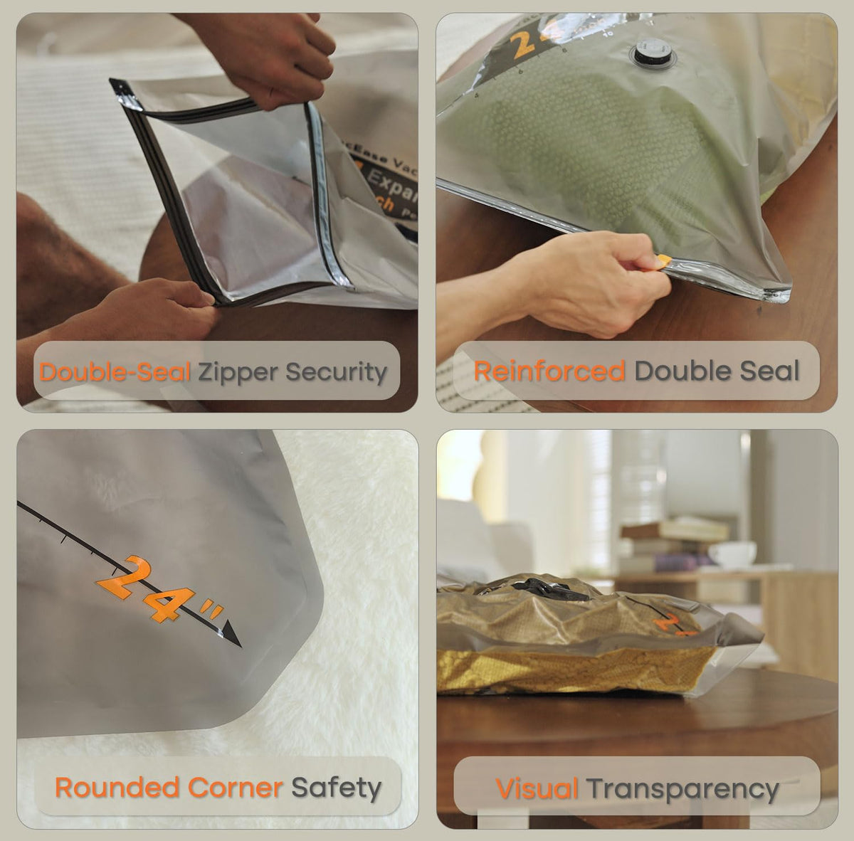 Rechargeable Wireless Vacuum Pump & 10 pack Storage Bag Set